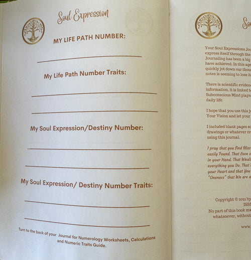My Soul Expressions Journal